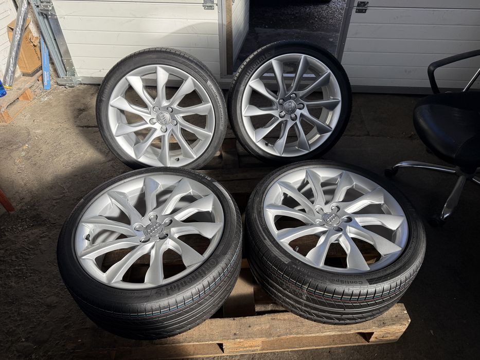 Jante NOI originale Audi A5/S5 A6/S6 cu anvelope vara noi Continental 255/35 R19