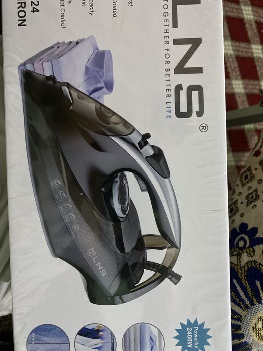 Steam Iron LNS 2400W – Original dazmol, ishlatilmagan, yangi holati Pu