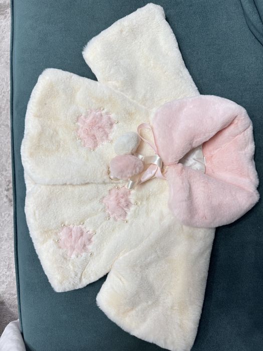 Детское мини шубка-накидка.