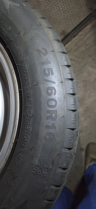 АUDI магнезееви джанти със зимни гуми 215/55/16 7J ET42 5x112 DOT2723