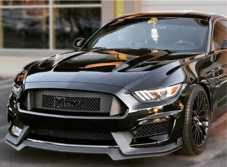 Предна броня + Ком. спойлер за брадичка MUSTANG SHELBY GT 350 15-17 г.