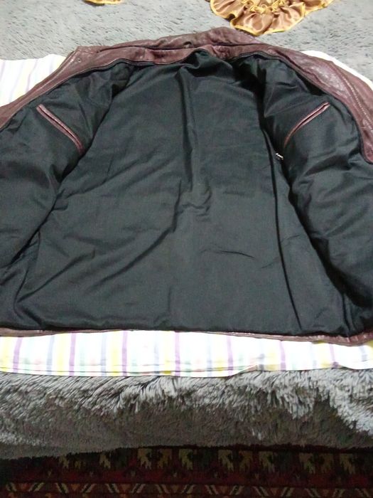 Куртка мужская кожаная