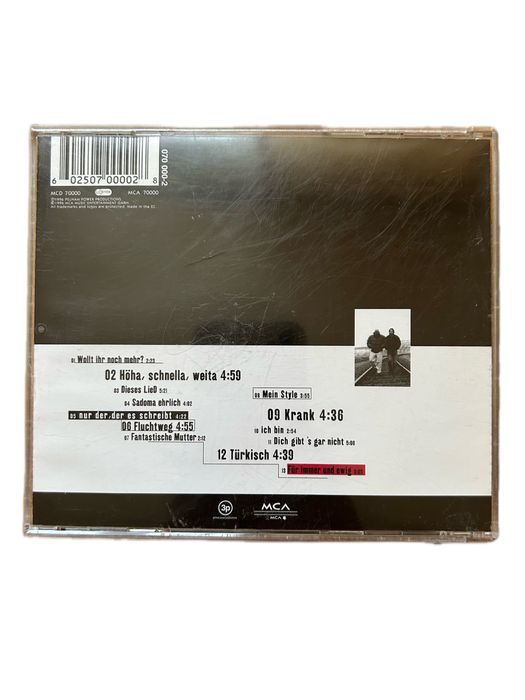 CD Rodelheim Hartreim Projekt Zuruck Nach Rodelheim 1996 MCA 3p Deutschrap