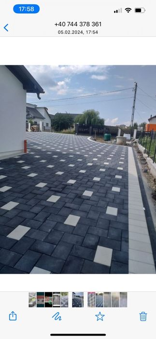 Montaj pavaj bordură