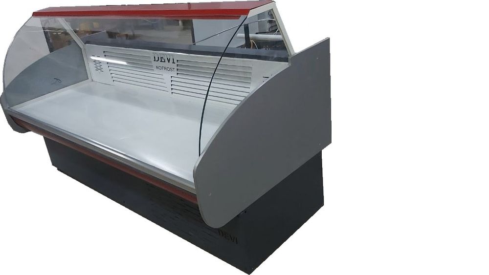 Новые заводской DEVI витринные холодильники с завода. Воздушным охлажд