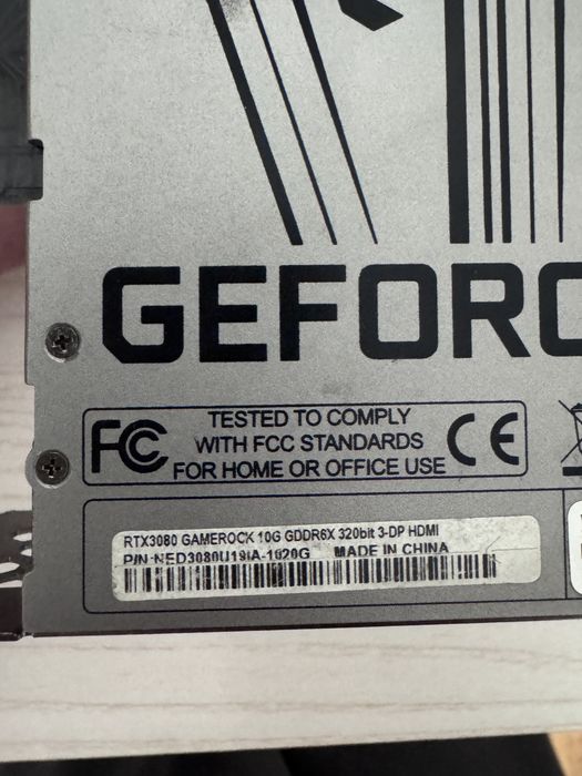 Продам видеокарту GeForce RTX 3080
