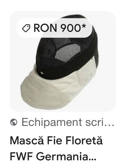 Masca scrima , in conditii bune
