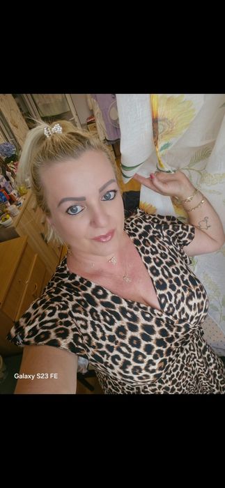Rochie superba animal print mar 42 44