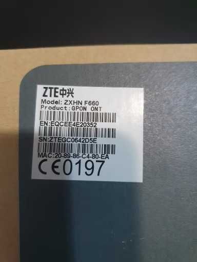 Router Wi-fi, ZTE, ZXHN F660