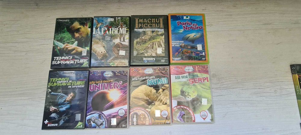 Colecție DVD-uri Discovery & Animal Planet – originale, majoritatea sigilate