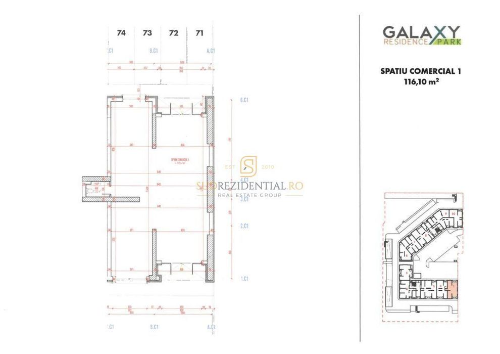 Spatiu comercial nou de inchiriat, vad comercial, Bd. Metalurgiei,Lidl