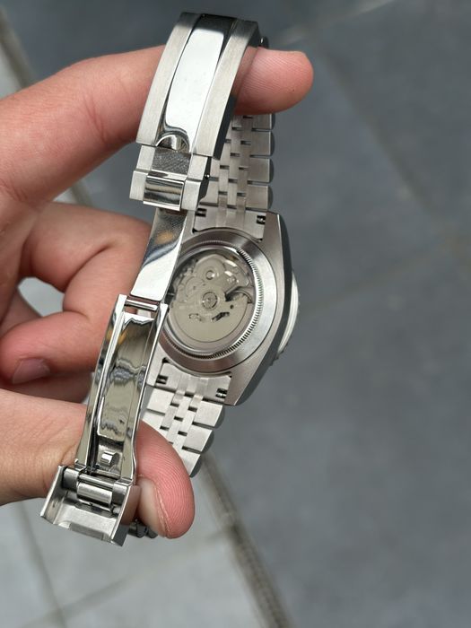 Ceas Seiko Datejust "Who cares, I'm already late" Mod NH35 39mm Open Back