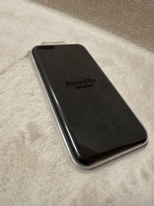 Genuine IPhone 6 Plus Silicone Case Black