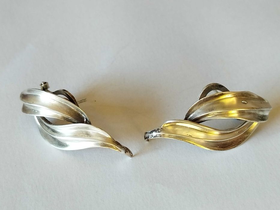 Vechi cercei argint disigner KRYPELL 925