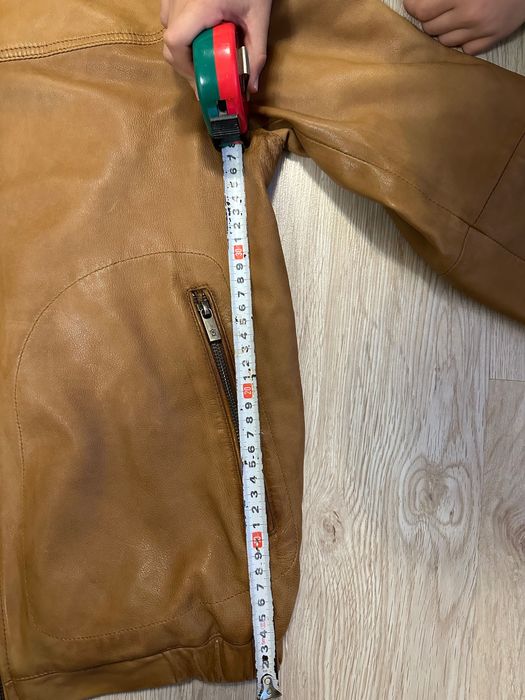 Мъжко кожено яке Massimo Dutti, Размер S