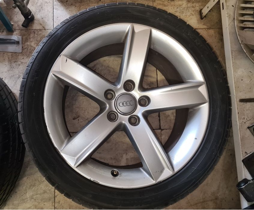 Оригинална джанта с гума за AUDI A3 A5 A6 17 ЦОЛА 5x112 патерица