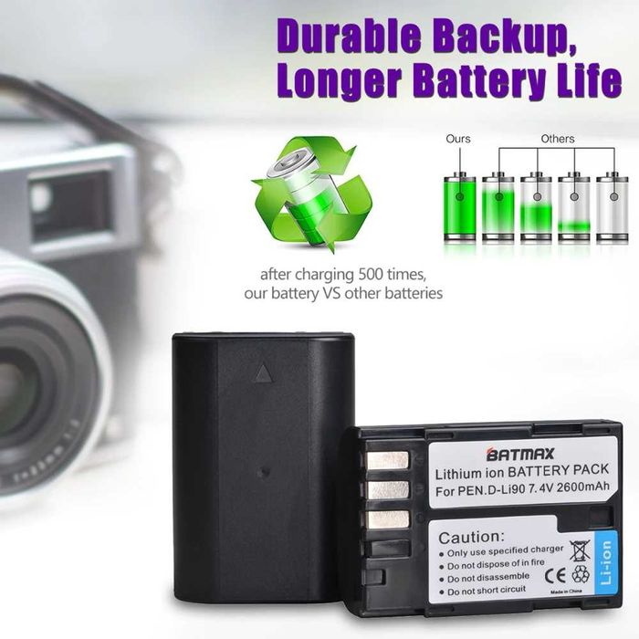 Батерия D-LI90 за Pentax