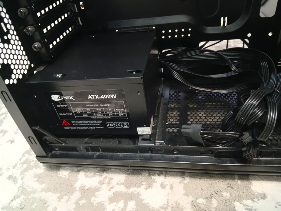 Корпус Cougar ATX + 3 RGB вентилятора + БП 400W