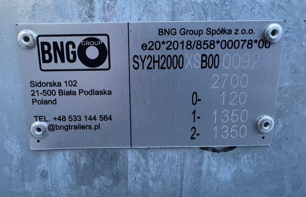 Trailer Gala 5 metri