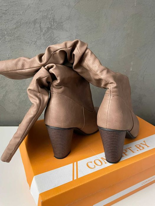 Cizme cu toc dama 37/38 maro