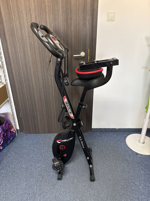 Bicicleta de camera, pliabila. Bicicleta fitness ergometrica X3