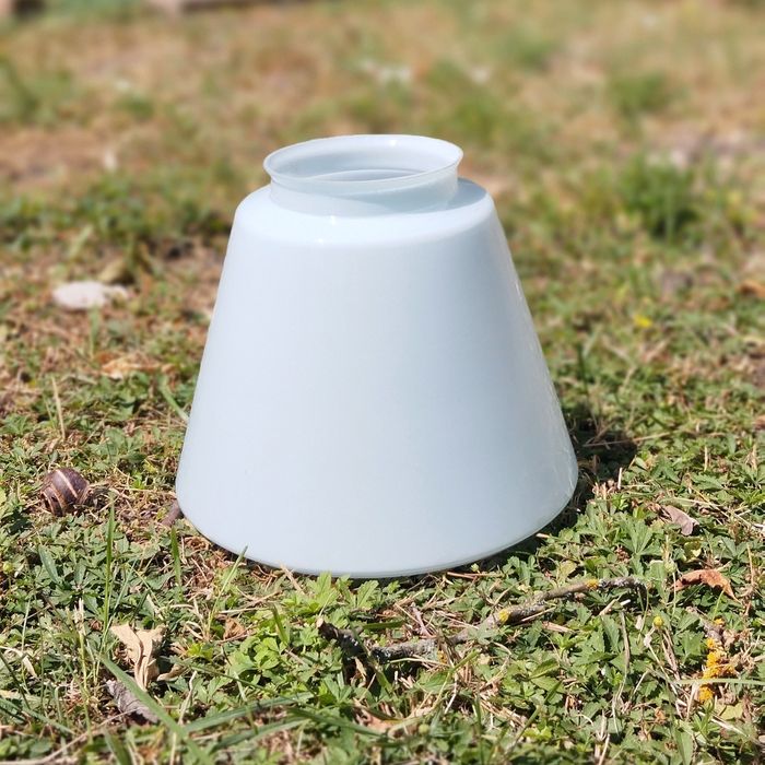 Стар стъклен абажур | Стъкло за лампа или полилей | Лампион от 70-те