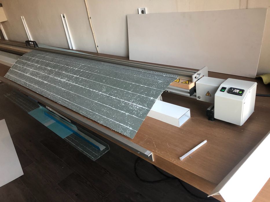 Нагряваща шина за огъване на плексиглас, ПВЦ, акрилни плоскости и др.