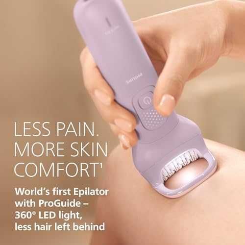 Нов Philips Series 9000 безжичен епилатор мокро сухо 9 приставкис педикюрна пила аксесоари