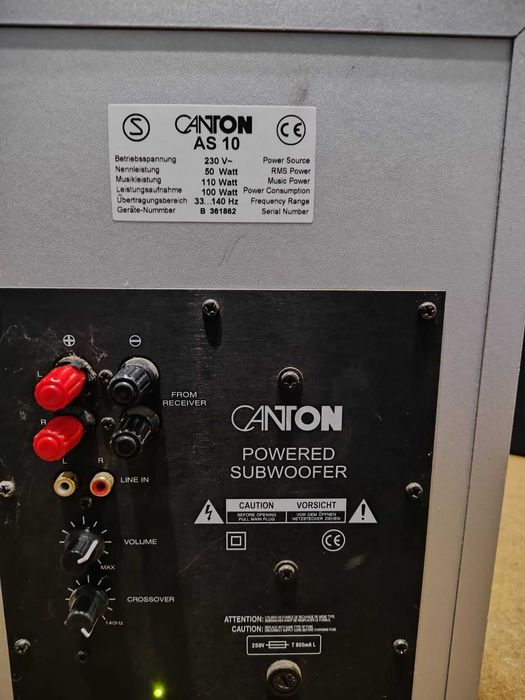 CANTON AS 10 Активен субуфер