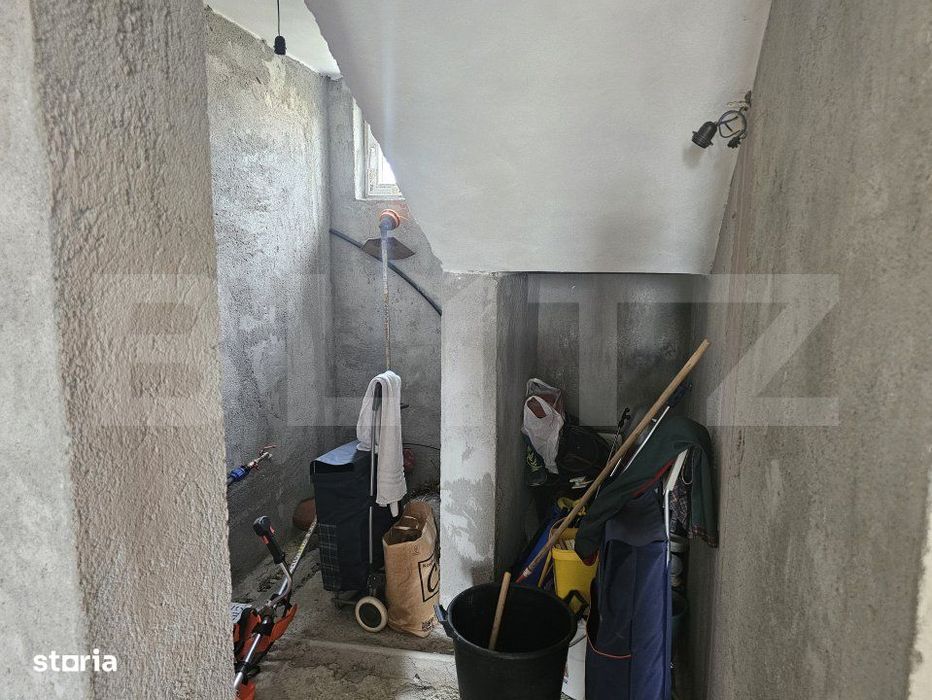 Casa la rosu/semifinisata, P+E, 139 mp utili, 523 mp teren, Bradesti