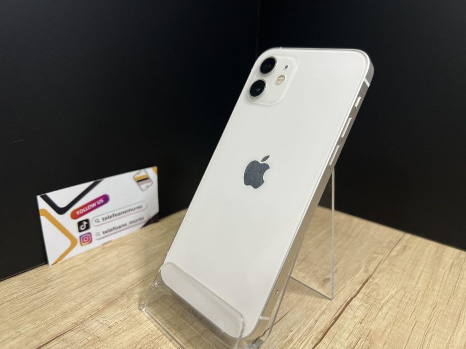 iPhone 12 64Gb White Second-Hand Satisfăcător 3 ani garanție, Telefoan