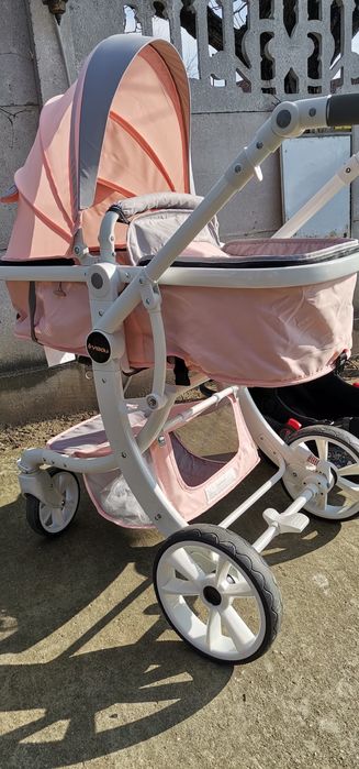 Vand Carucior fete Visoli Pink 3 in 1