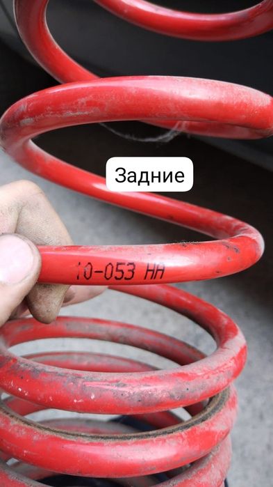 Спорт пружины на авто Ауди с4