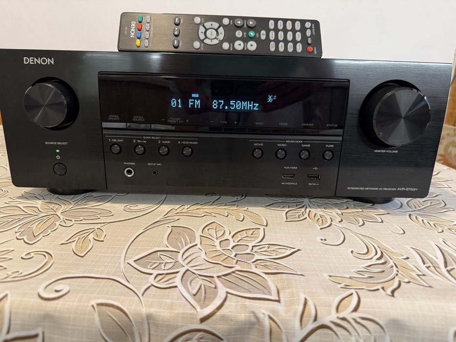 Denon AVR-S750h Bluetooth Wi fi много екстри