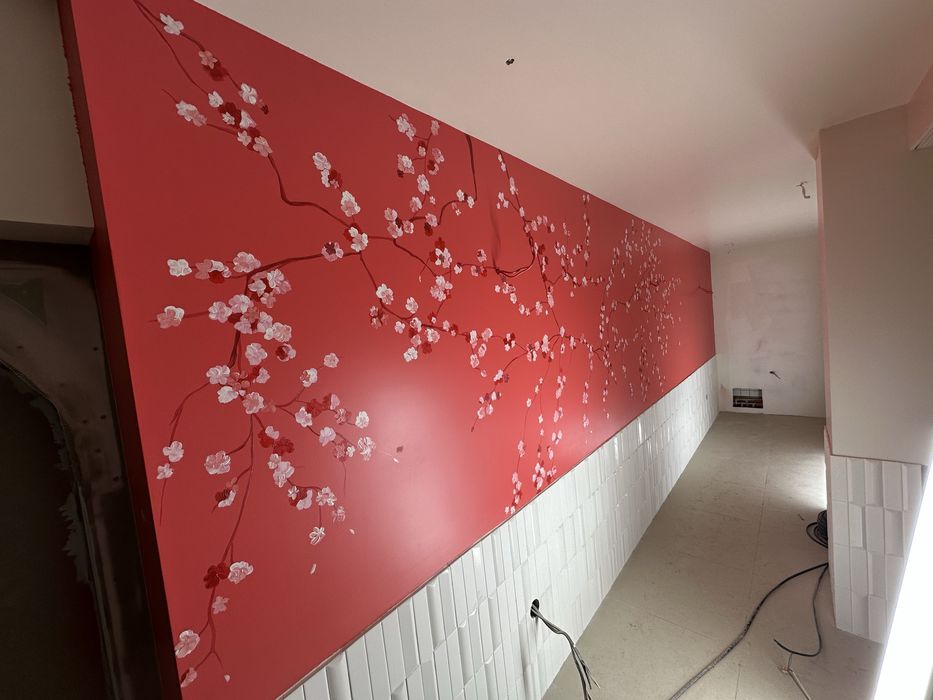 Роспись стен Алматы Художник Рисунок на стене