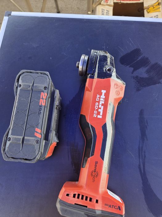 HILTI  AG 6D-22 безкабелен ъглошлайф (125 mm)