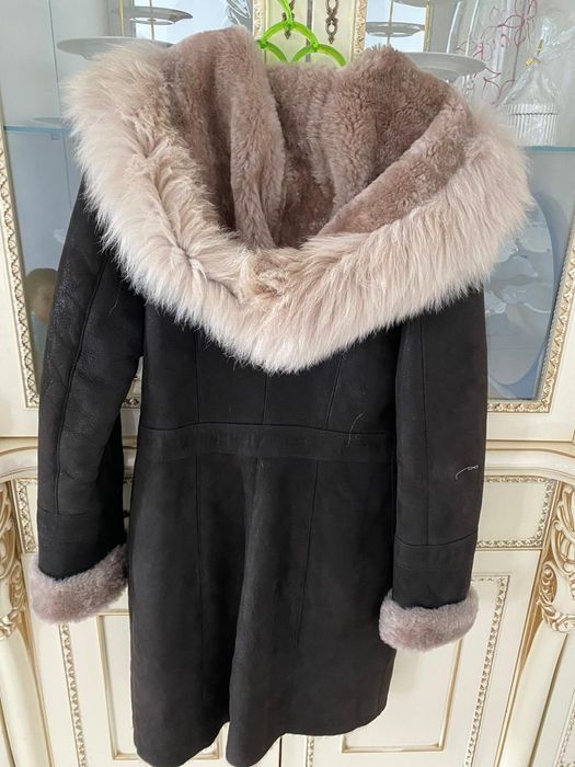 Дубленка-42/44 размер , хs-s