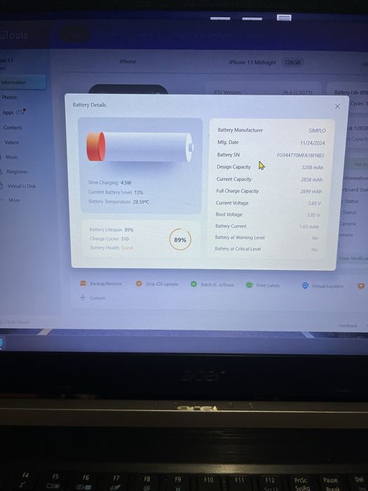 Продам iphone 13 128 gb на гарантии