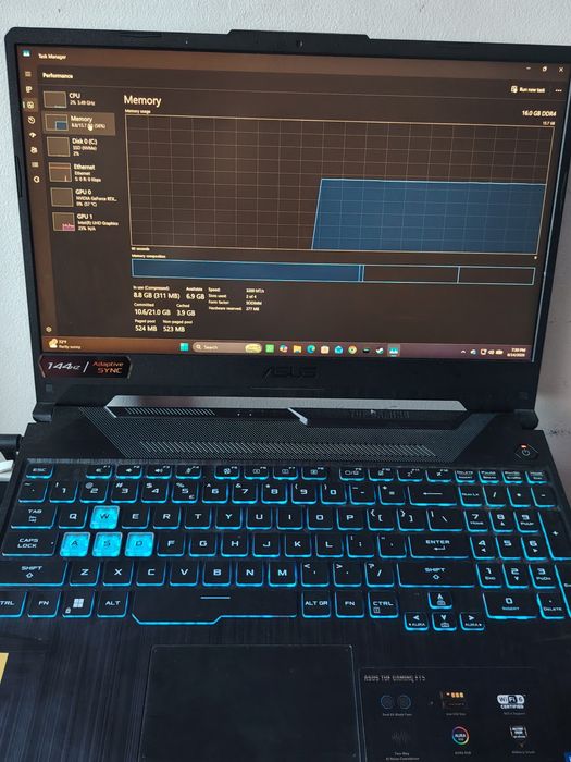 Vând laptop asus tuf f15-in stare impecabila