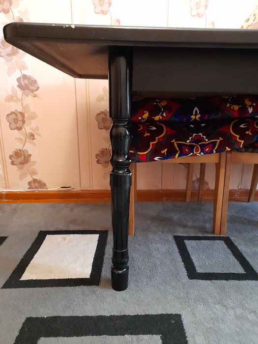 Срочно продается за 1 млн Стол трансфер (хонтахта ) 2м 20см и стулья 6