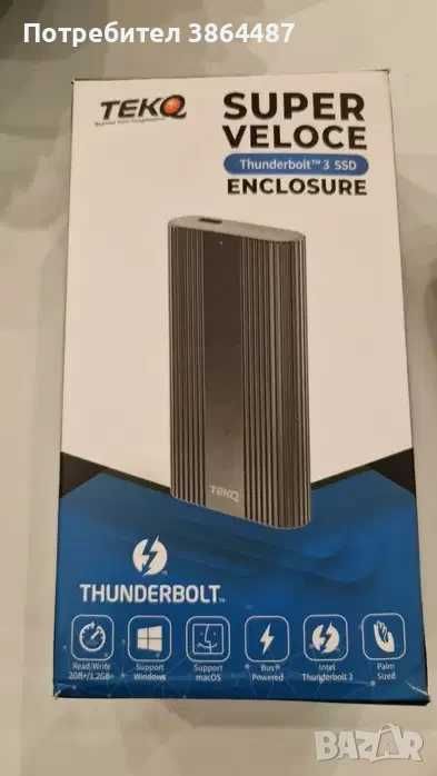 TEKQ Super Veloce Thunderbolt 3 M.2 NVMe SSD Enclosure 2TB