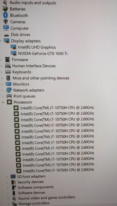 Laptop Gaming HP Pavilion 16 intel i7/16gram/gtx1650ti/512gbssd/16inch