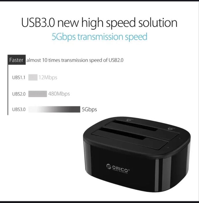 Продам хард док станцию Orico hdd sata