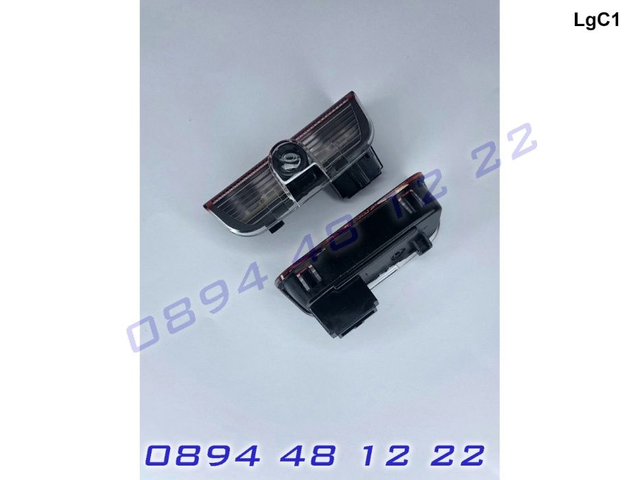 ЛЕД Светещо Лого Проектор Врата Автомобил Кола Проектори Porsche Порше