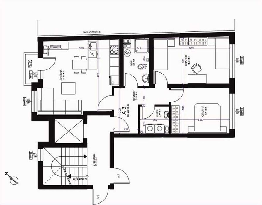 Продава се Тристаен апартамент в Пловдив, Съдийски - 96 кв.м за 1723 €/кв.м - Снимка #7