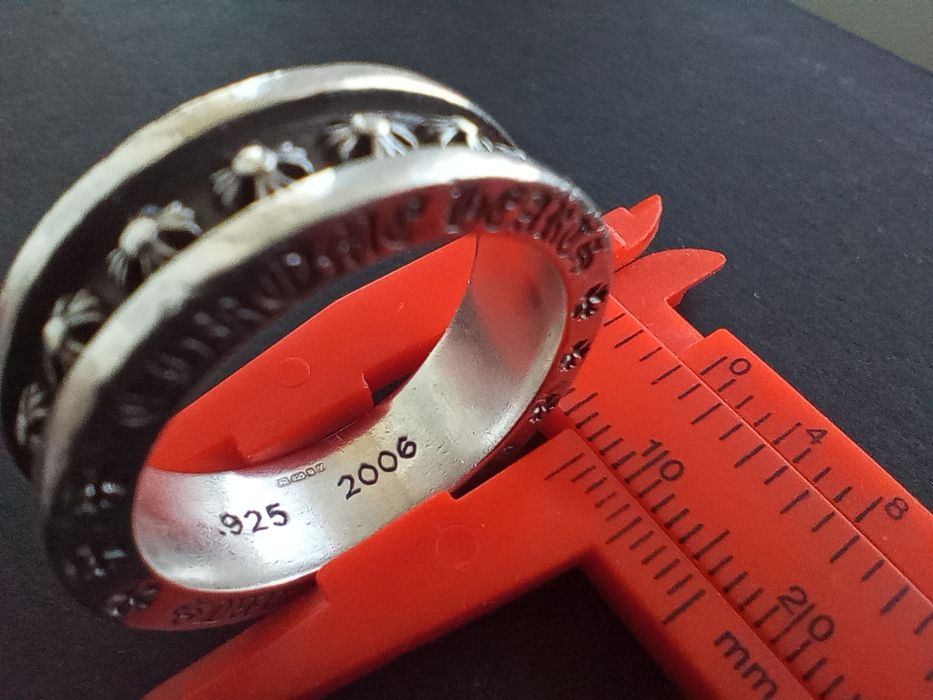 Inel argint Chrome Hearts mărimea 62