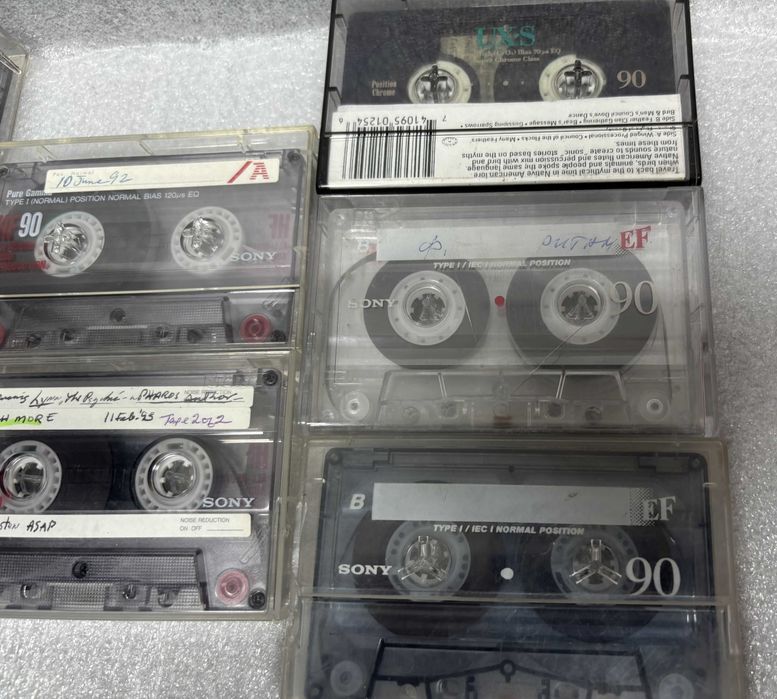 Аудио Касети: SONY 60 мин. и 90 мин. /8 броя за 12 €/