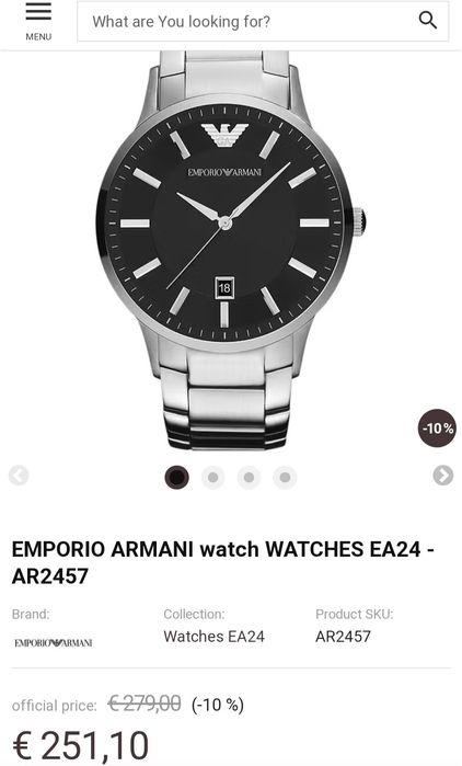 Vand Ceas Emporio Armani