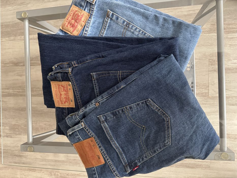Blugi originali Levis 501, noi, marime L