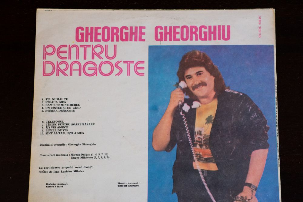Gheorghe Gheorghiu - Pentru dragoste - disc vinil